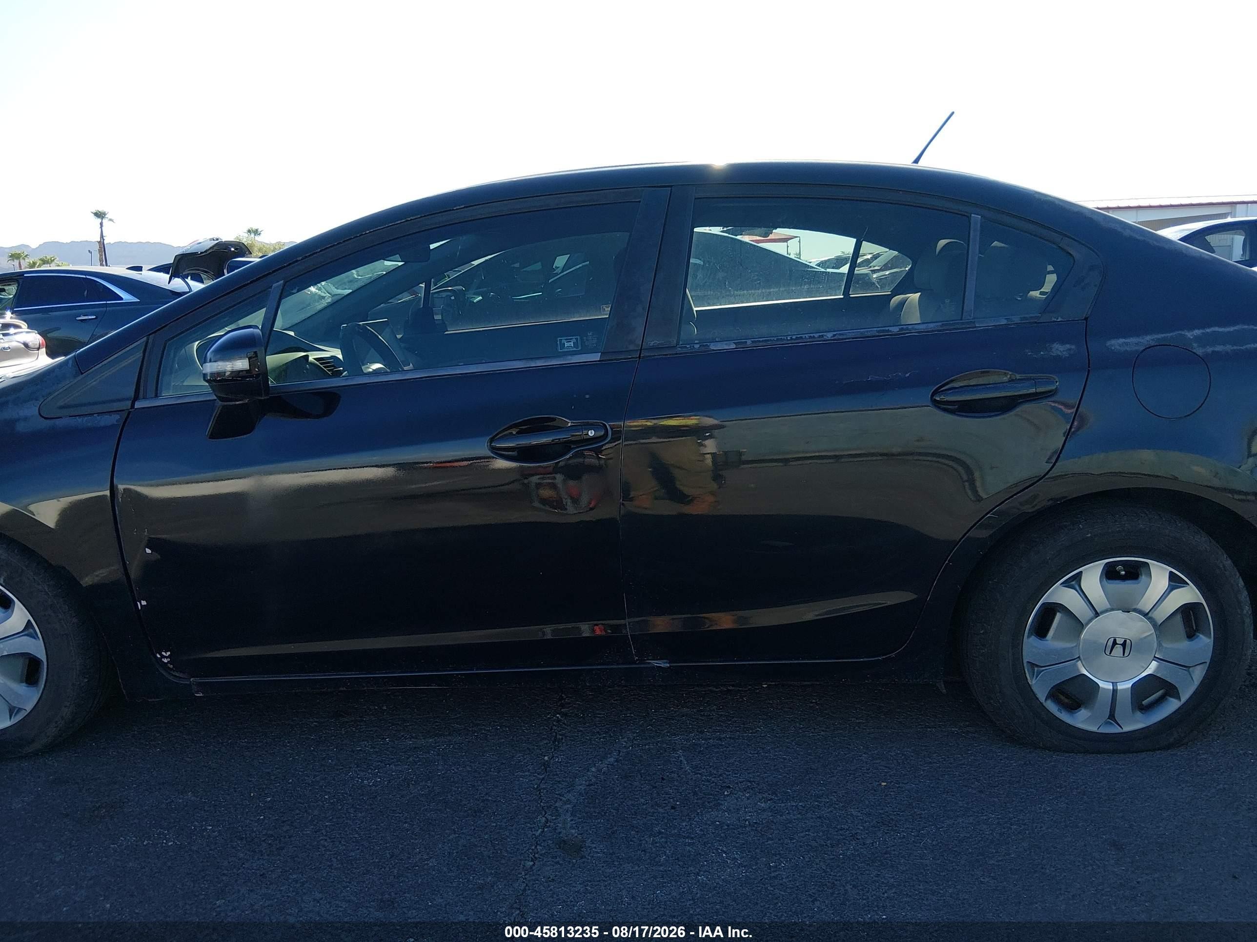 2012 Honda Civic Hybrid   Black vin: JHMFB4F20CS002410