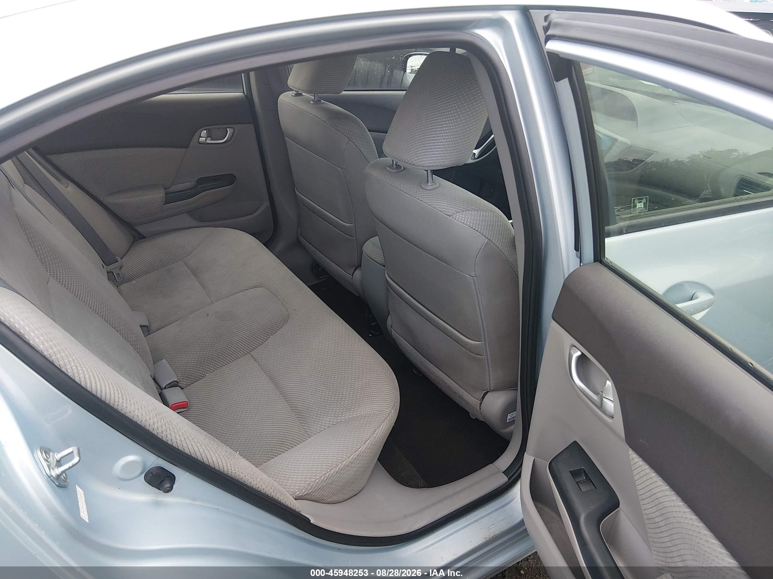 2012 Honda Civic Hybrid   Light Blue vin: JHMFB4F20CS008837