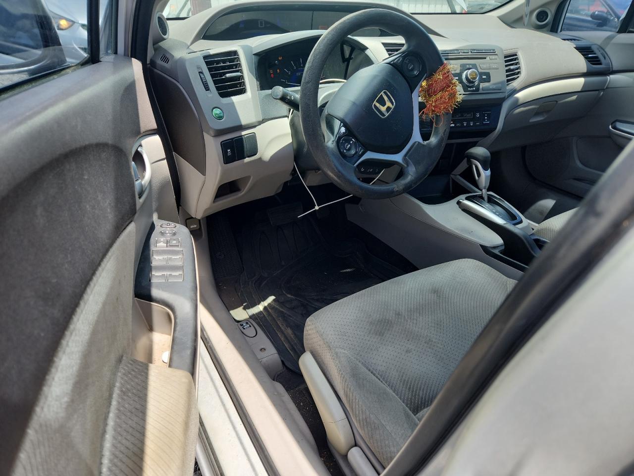 2012 Honda Civic Hybrid Silver vin: JHMFB4F21CS008751