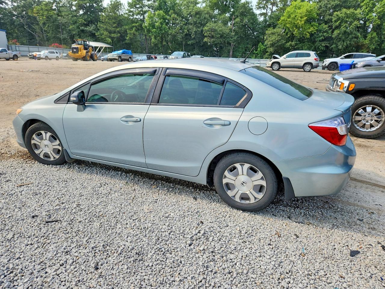2012 Honda Civic Hybrid Blue vin: JHMFB4F22CS001288