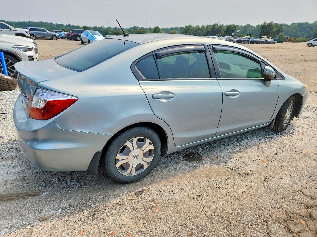 2012 Honda Civic Hybrid Blue vin: JHMFB4F22CS001288