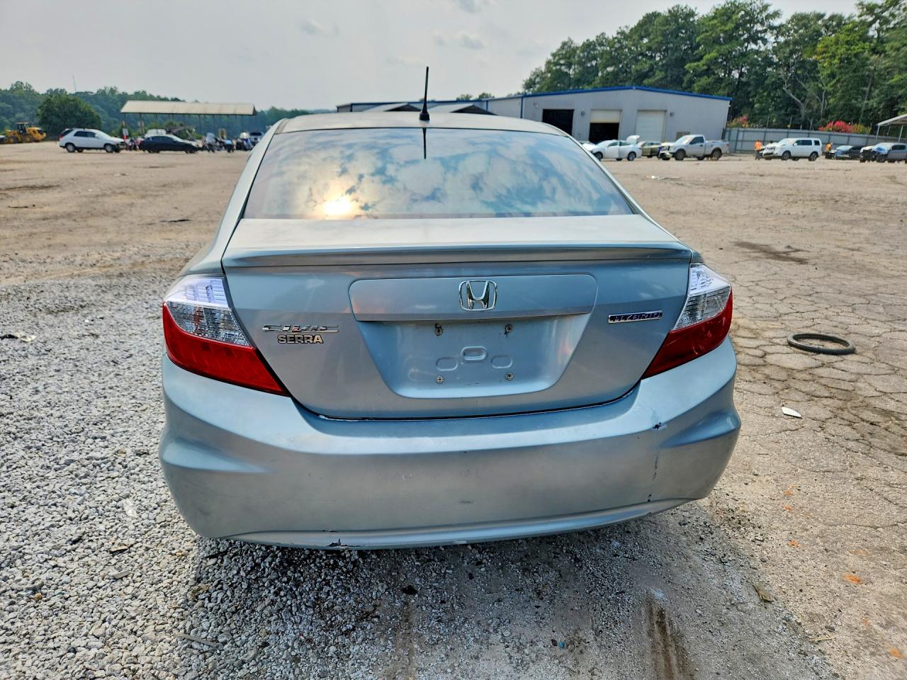 2012 Honda Civic Hybrid Blue vin: JHMFB4F22CS001288