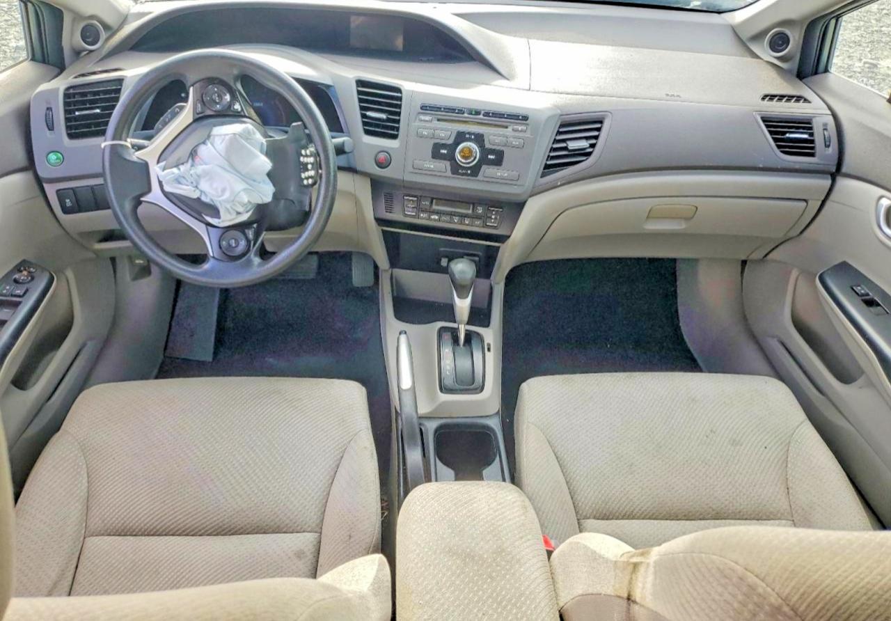 2012 Honda Civic Hybrid Gray vin: JHMFB4F22CS003607