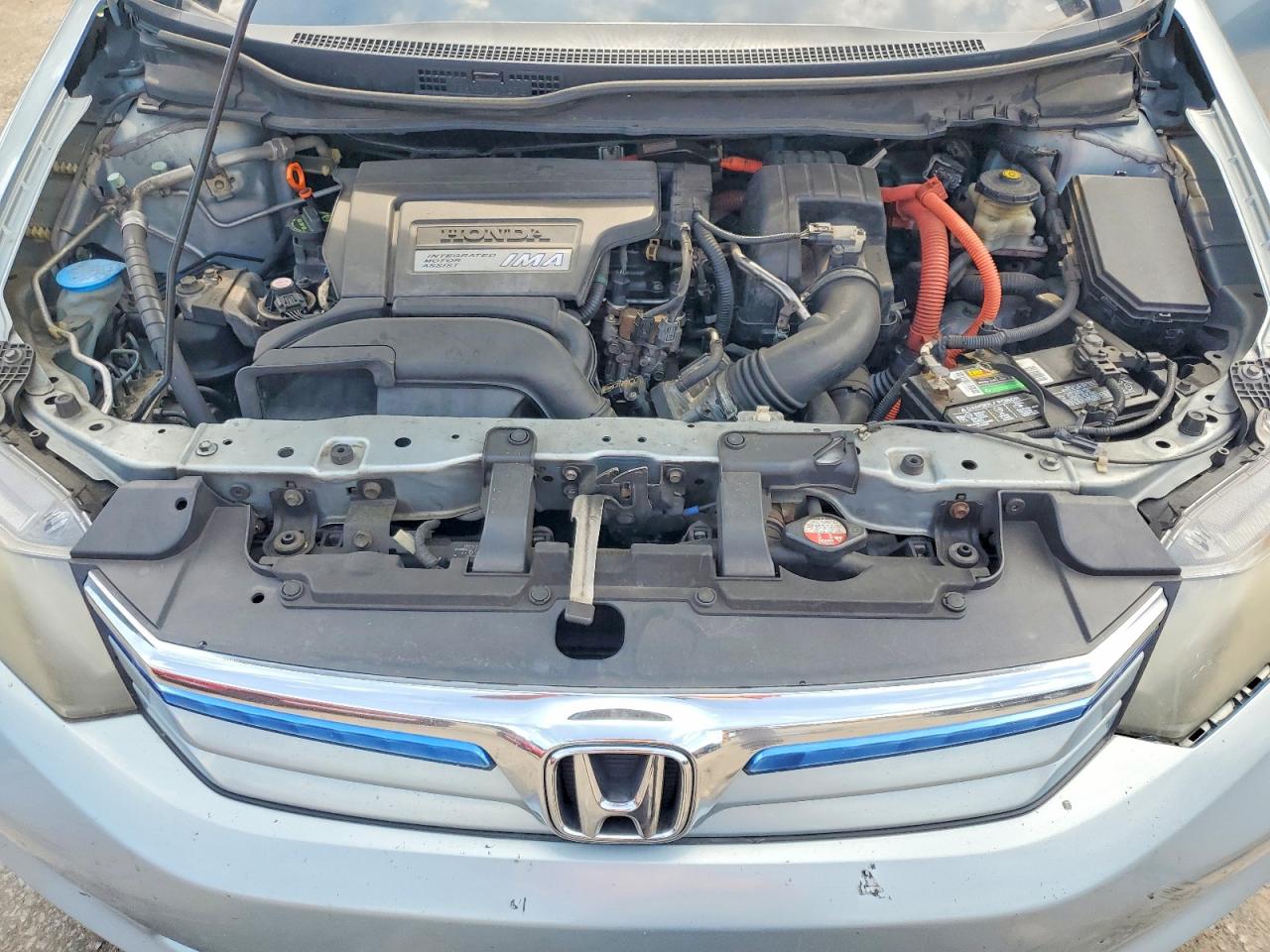 2012 Honda Civic Hybrid Blue vin: JHMFB4F22CS010993