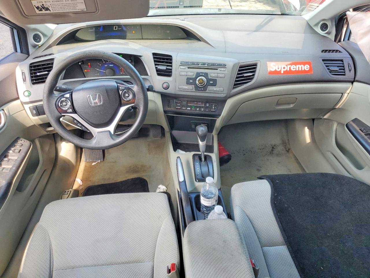 2012 Honda Civic Hybrid Blue vin: JHMFB4F22CS010993