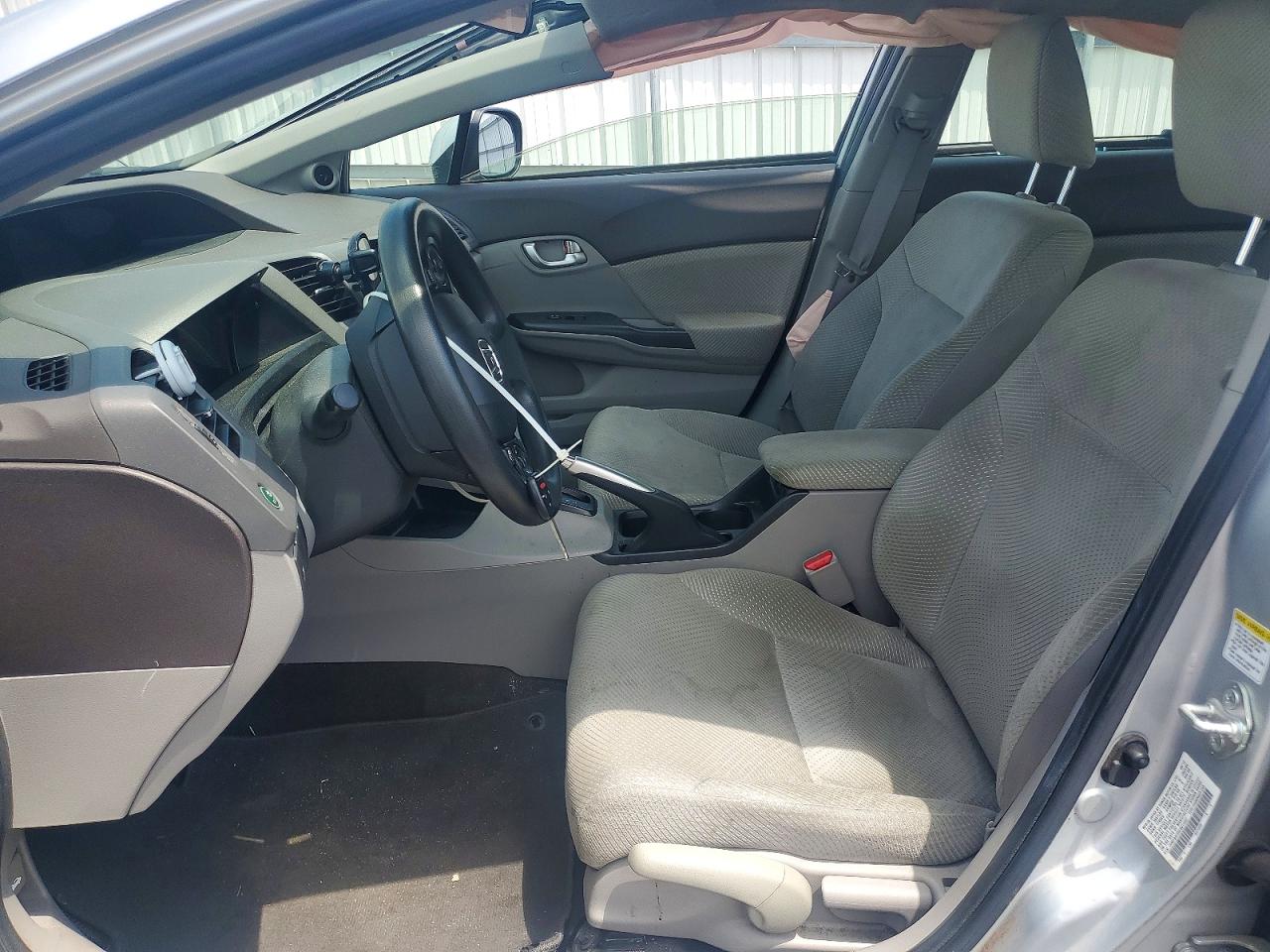 2012 Honda Civic Hybrid Silver vin: JHMFB4F22CS011447