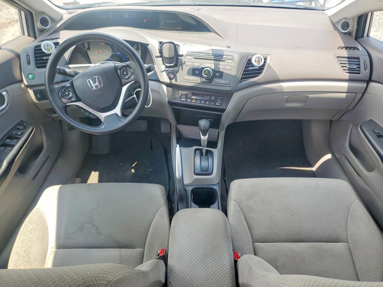 2012 Honda Civic Hybrid Silver vin: JHMFB4F22CS011447
