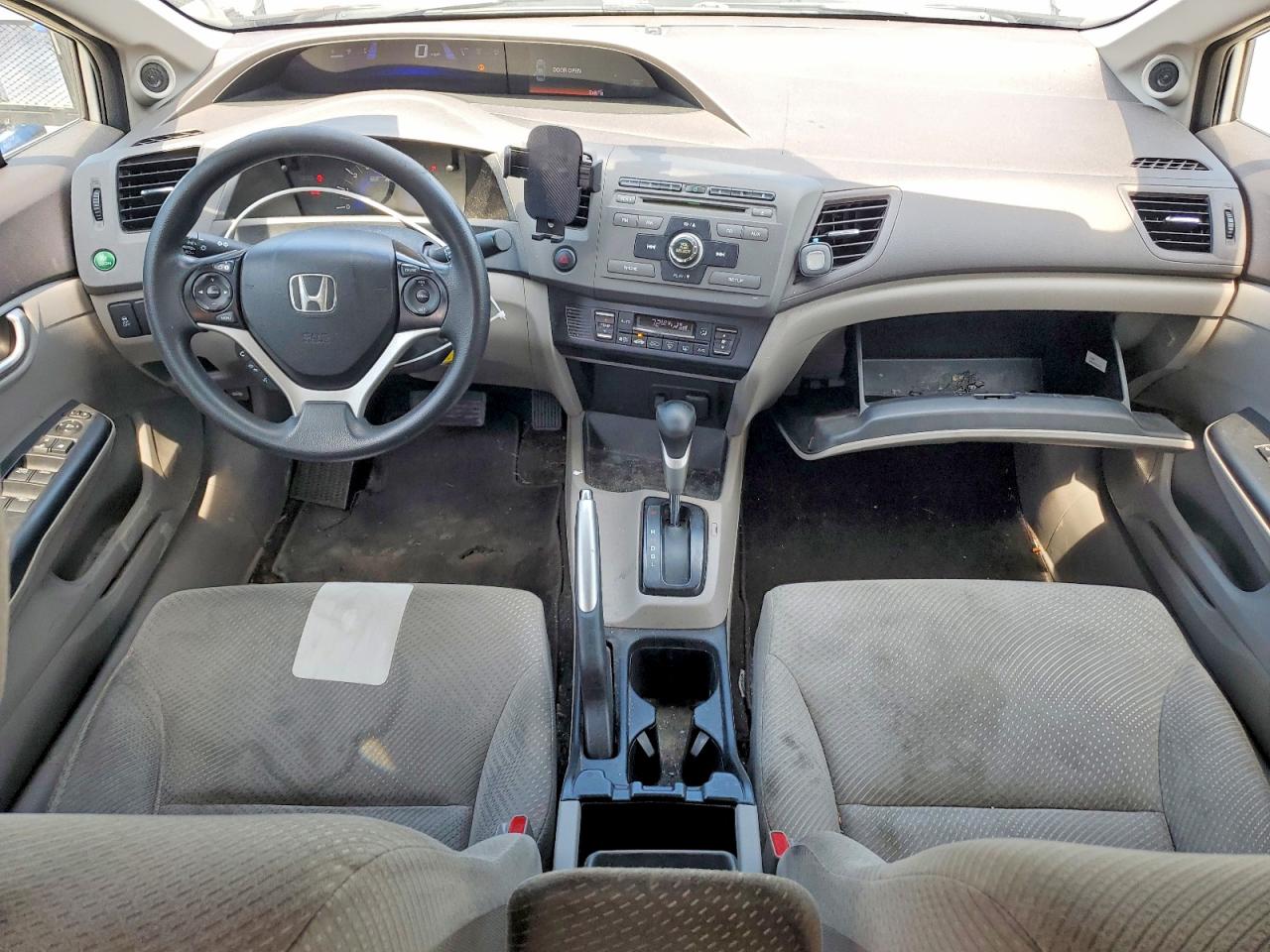 2012 Honda Civic Hybrid Silver vin: JHMFB4F23CS002854