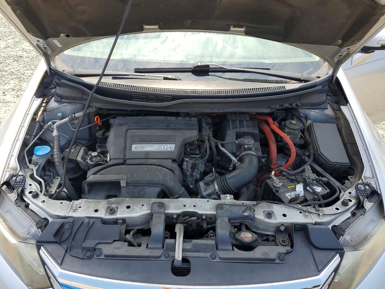 2012 Honda Civic Hybrid Silver vin: JHMFB4F23CS002854