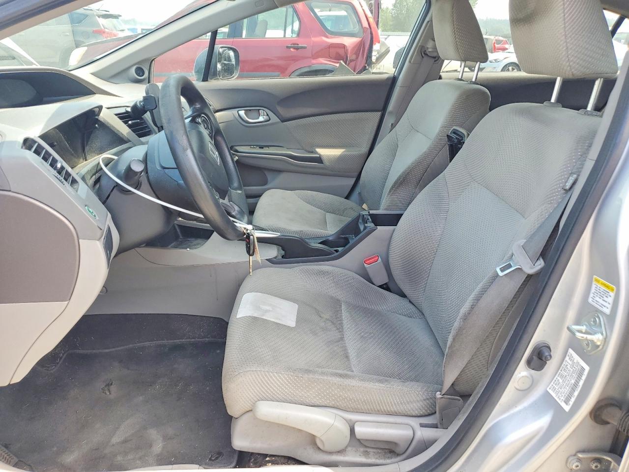 2012 Honda Civic Hybrid Silver vin: JHMFB4F23CS002854