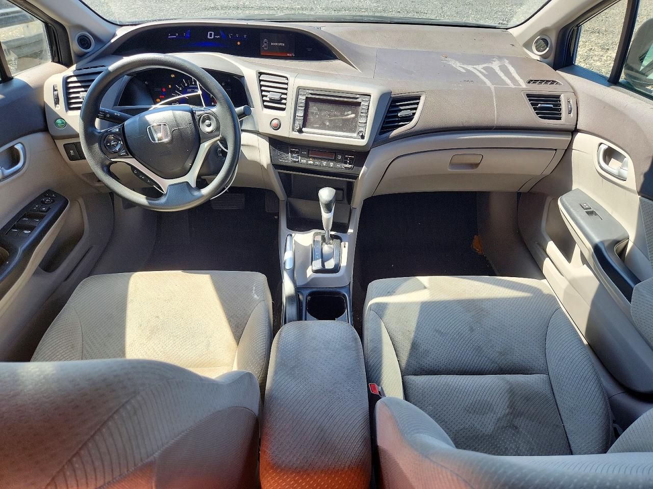 2012 Honda Civic Hybrid Black vin: JHMFB4F23CS006063