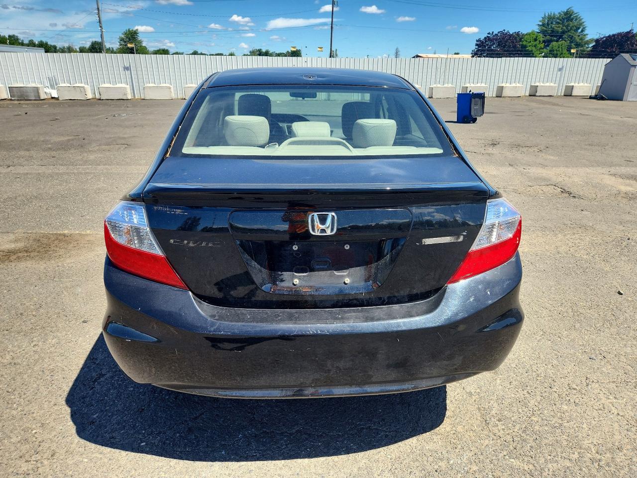 2012 Honda Civic Hybrid Black vin: JHMFB4F23CS006063