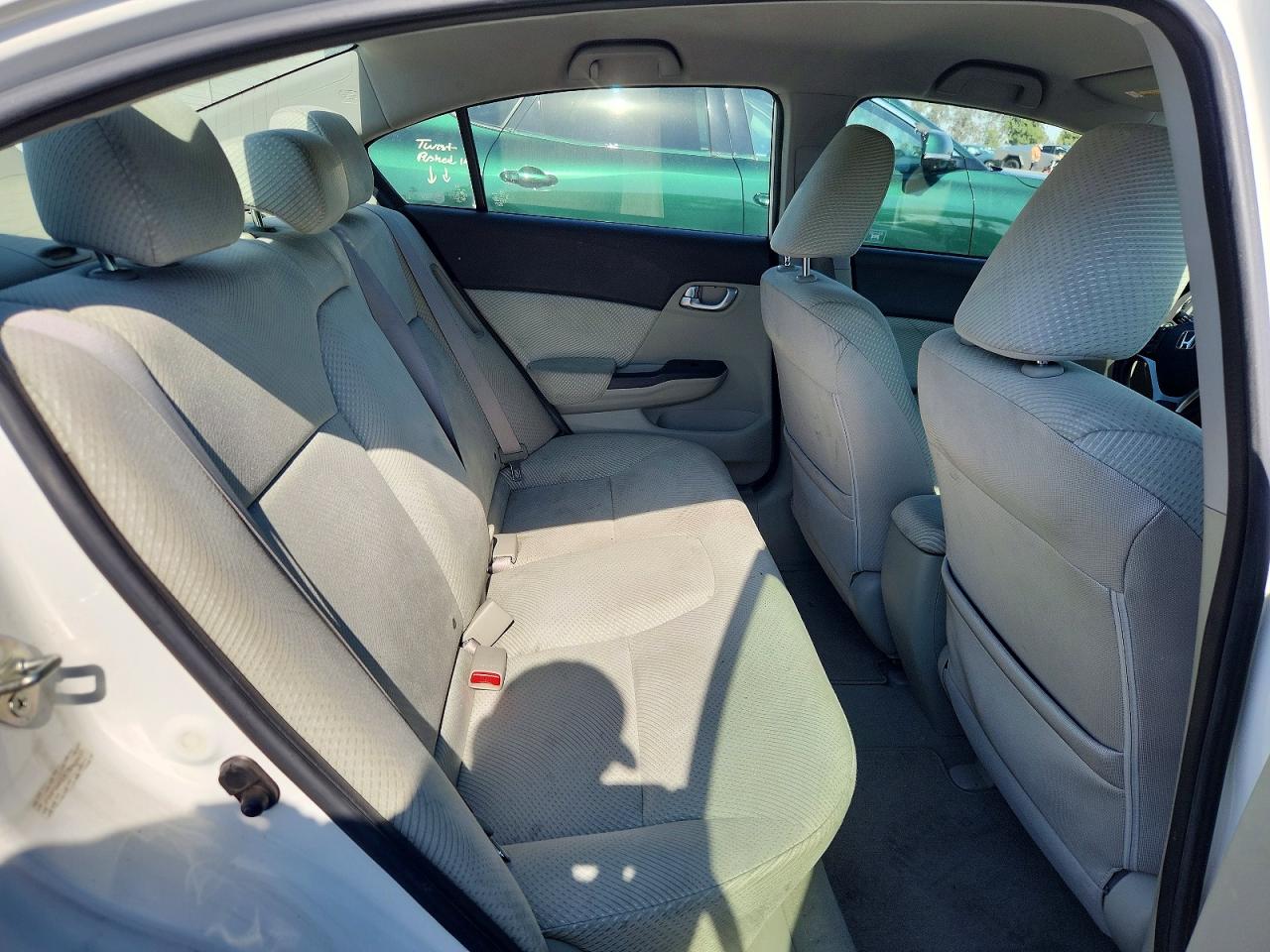 2012 Honda Civic Hybrid White vin: JHMFB4F23CS010663