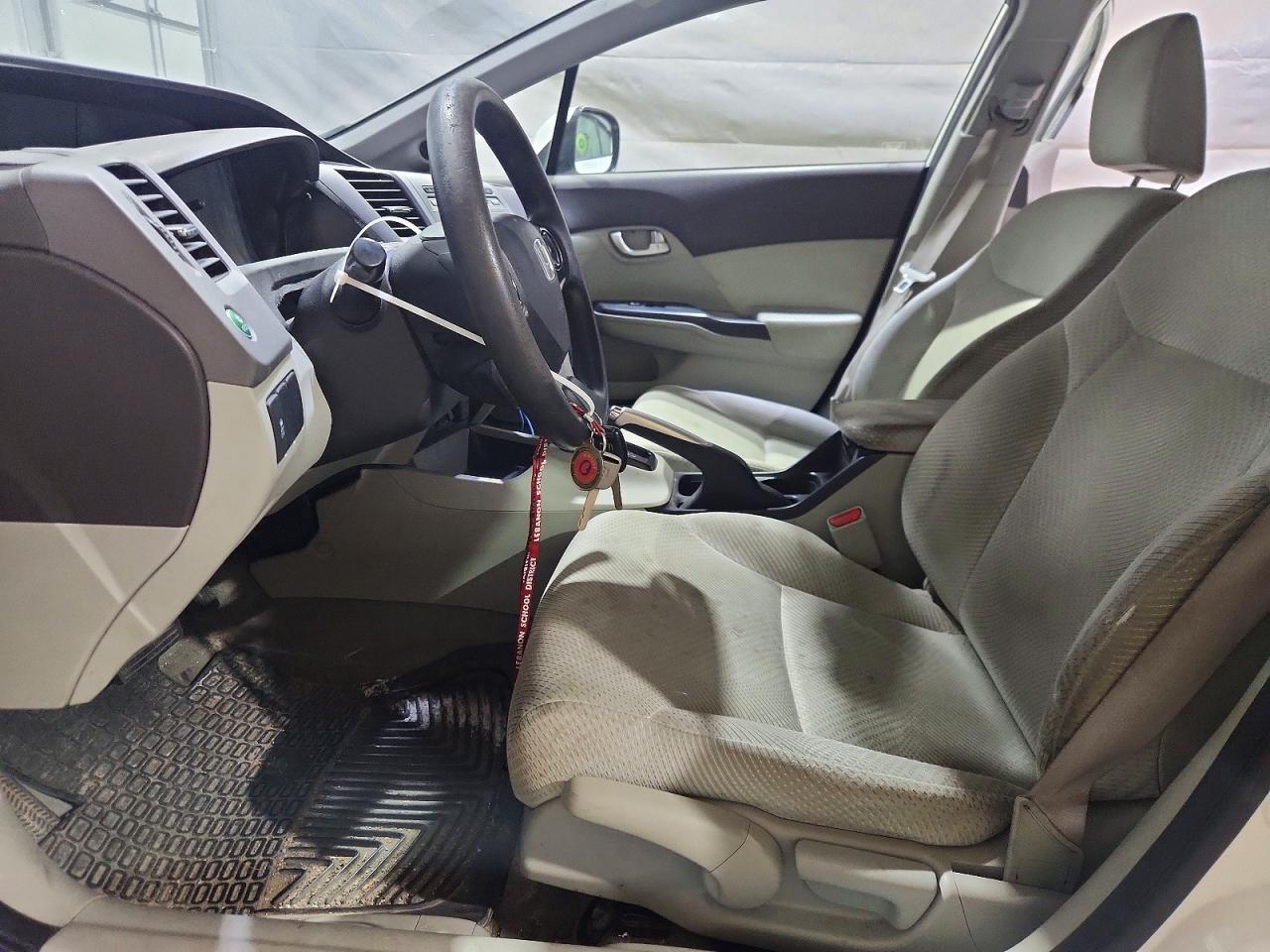 2012 Honda Civic Hybrid White vin: JHMFB4F23CS011165