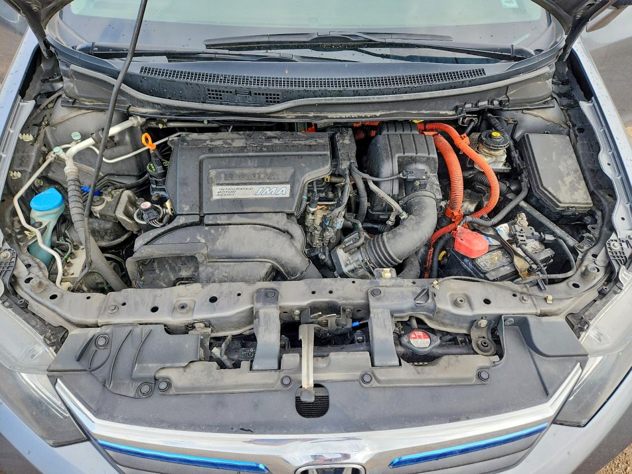 2012 Honda Civic Hybrid Gray vin: JHMFB4F24CS004029