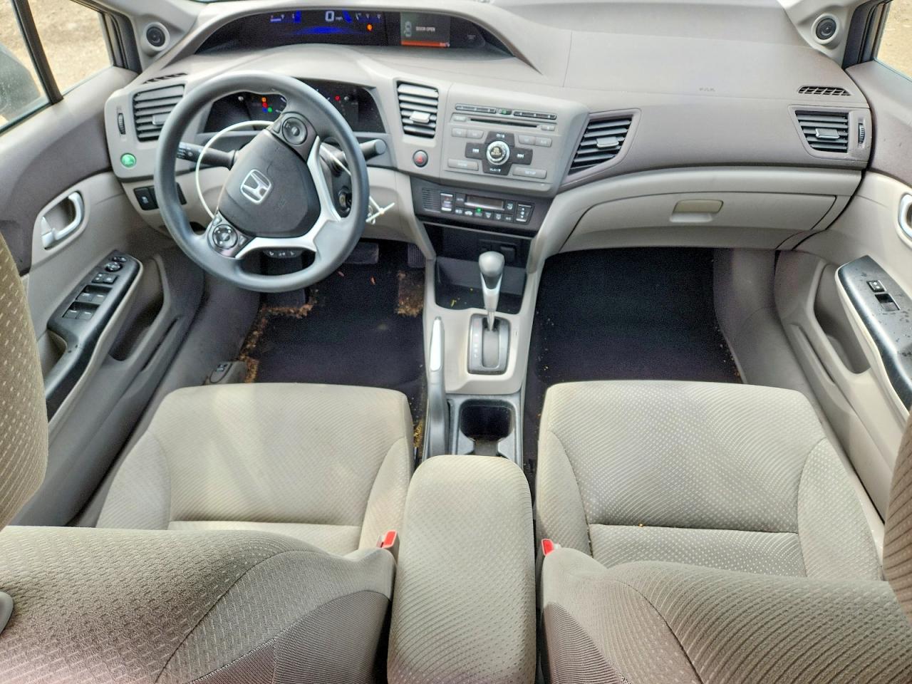 2012 Honda Civic Hybrid Gray vin: JHMFB4F24CS004029