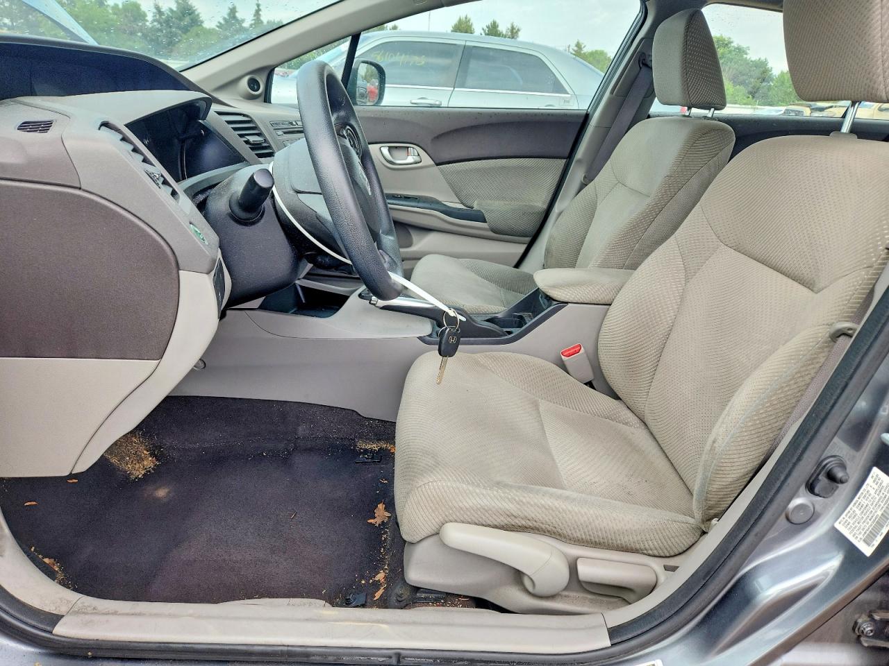 2012 Honda Civic Hybrid Gray vin: JHMFB4F24CS004029