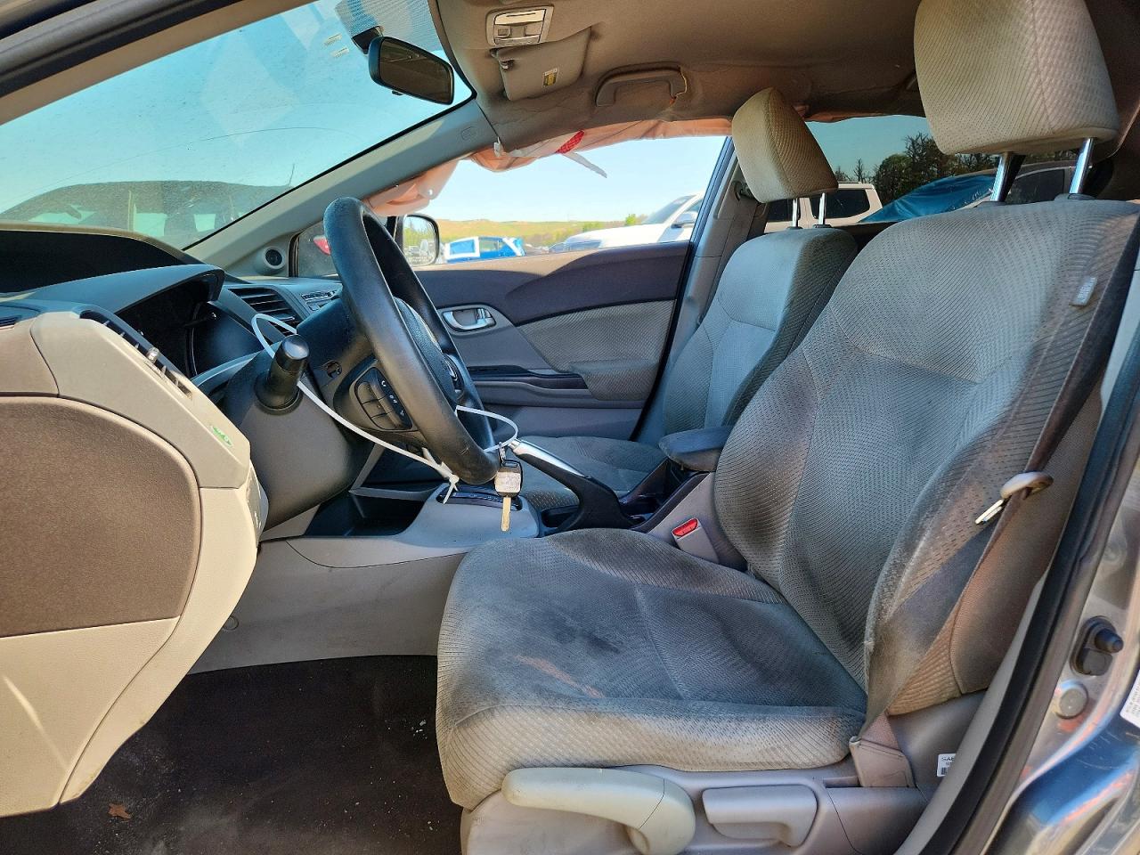 2012 Honda Civic Hybrid Silver vin: JHMFB4F24CS006704