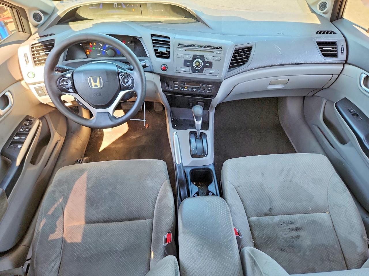 2012 Honda Civic Hybrid Silver vin: JHMFB4F24CS006704