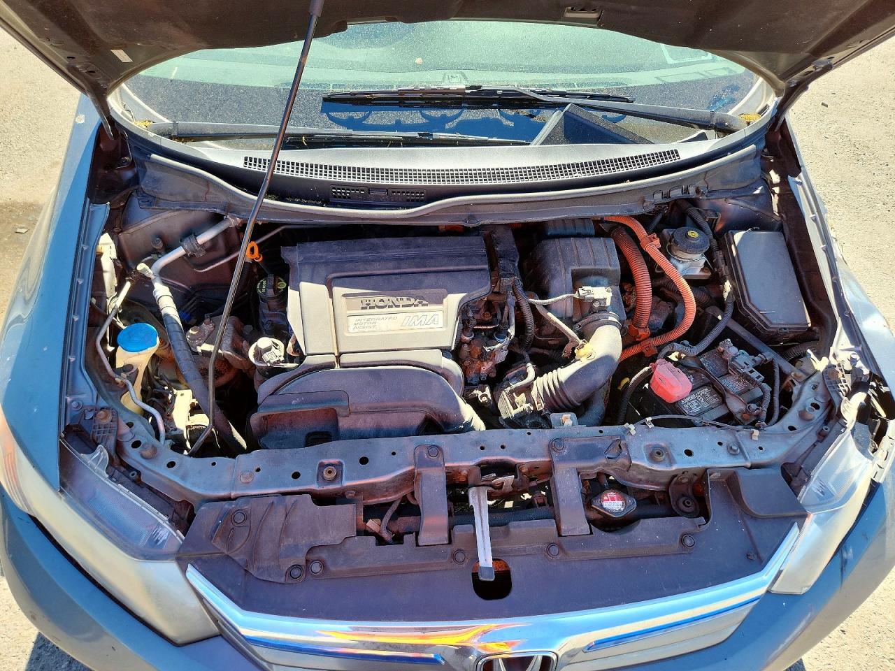 2012 Honda Civic Hybrid Silver vin: JHMFB4F24CS006704
