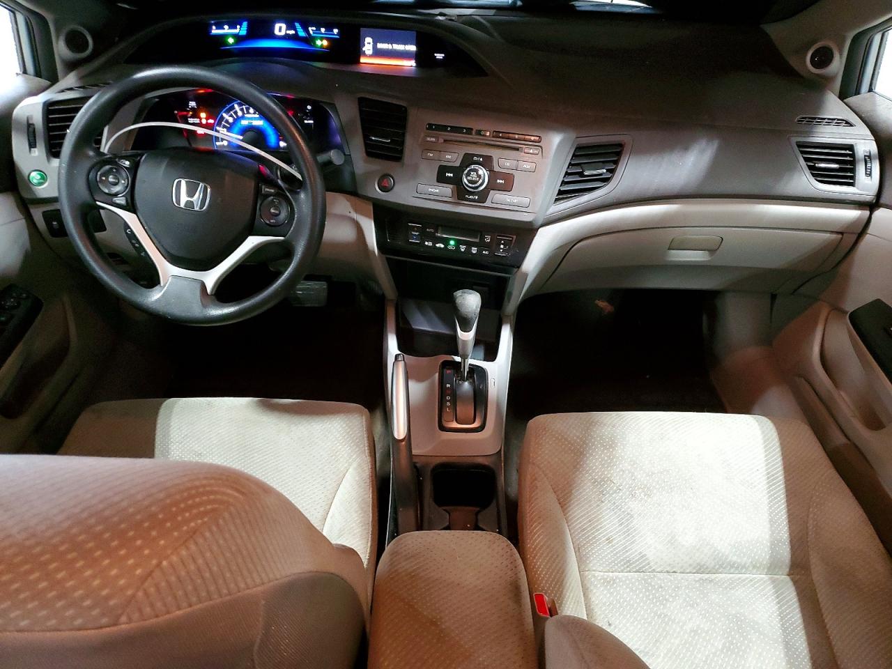 2012 Honda Civic Hybrid Blue vin: JHMFB4F24CS009635