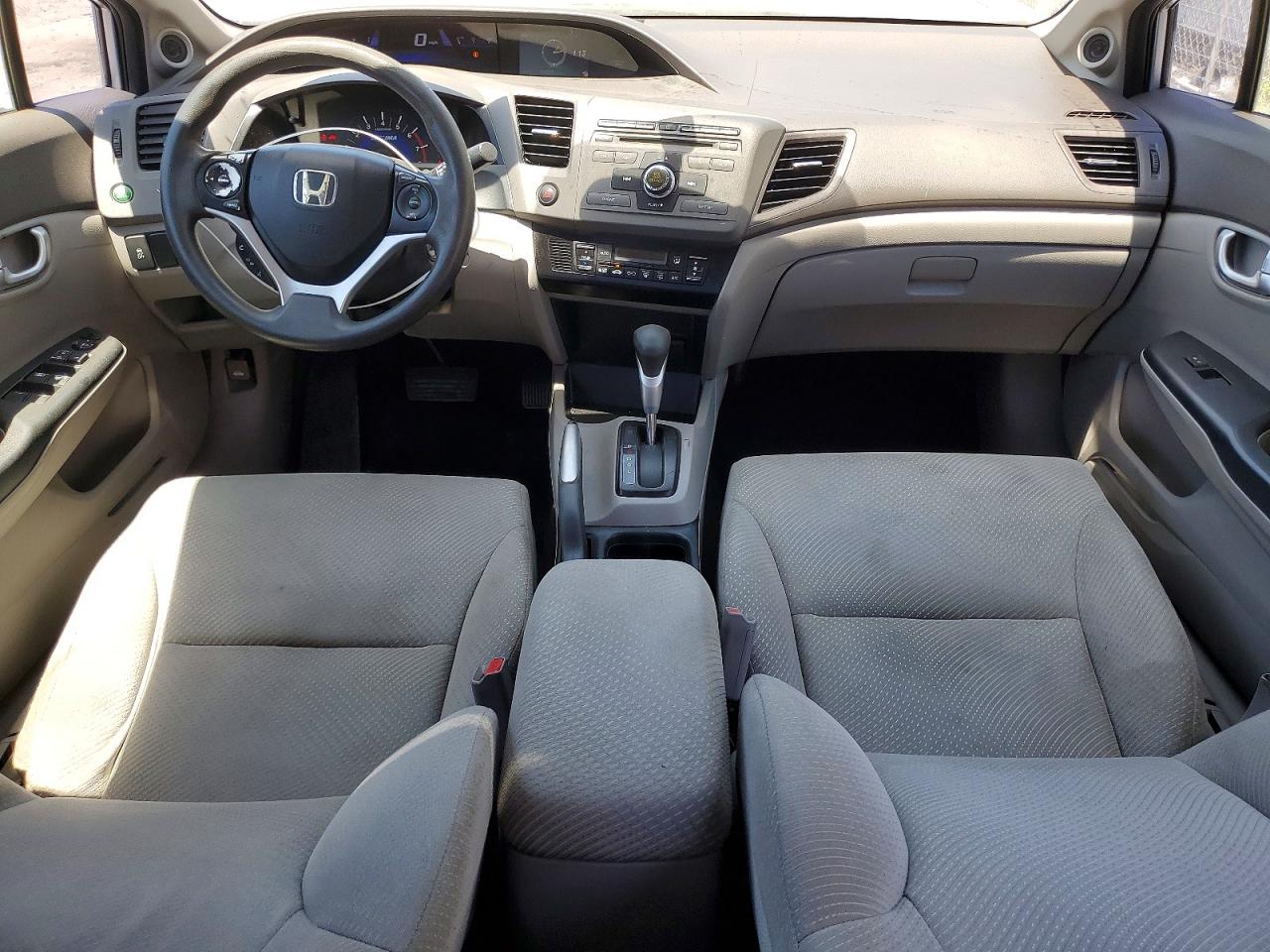2012 Honda Civic Hybrid Silver vin: JHMFB4F25CS000443