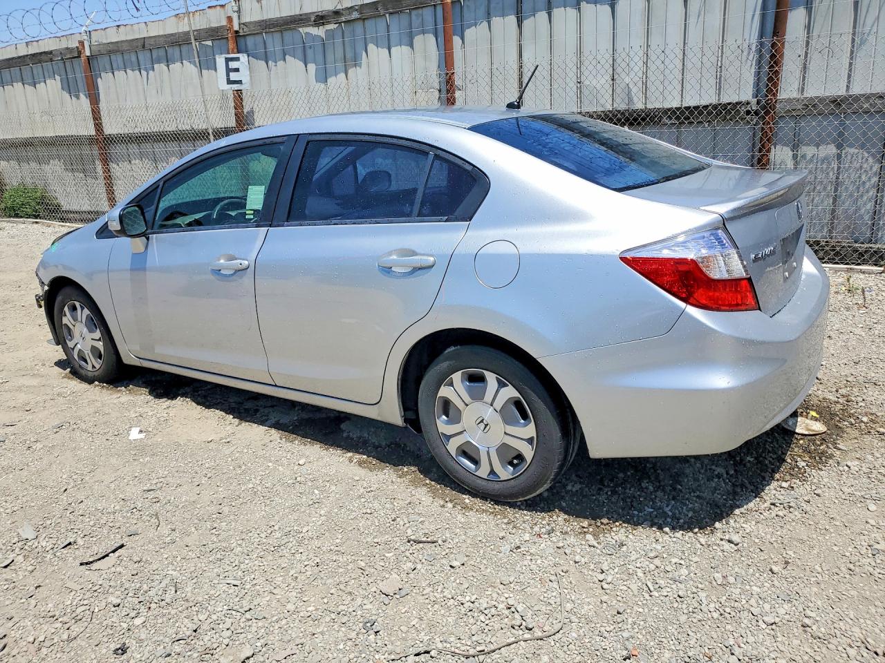 2012 Honda Civic Hybrid Silver vin: JHMFB4F25CS000443