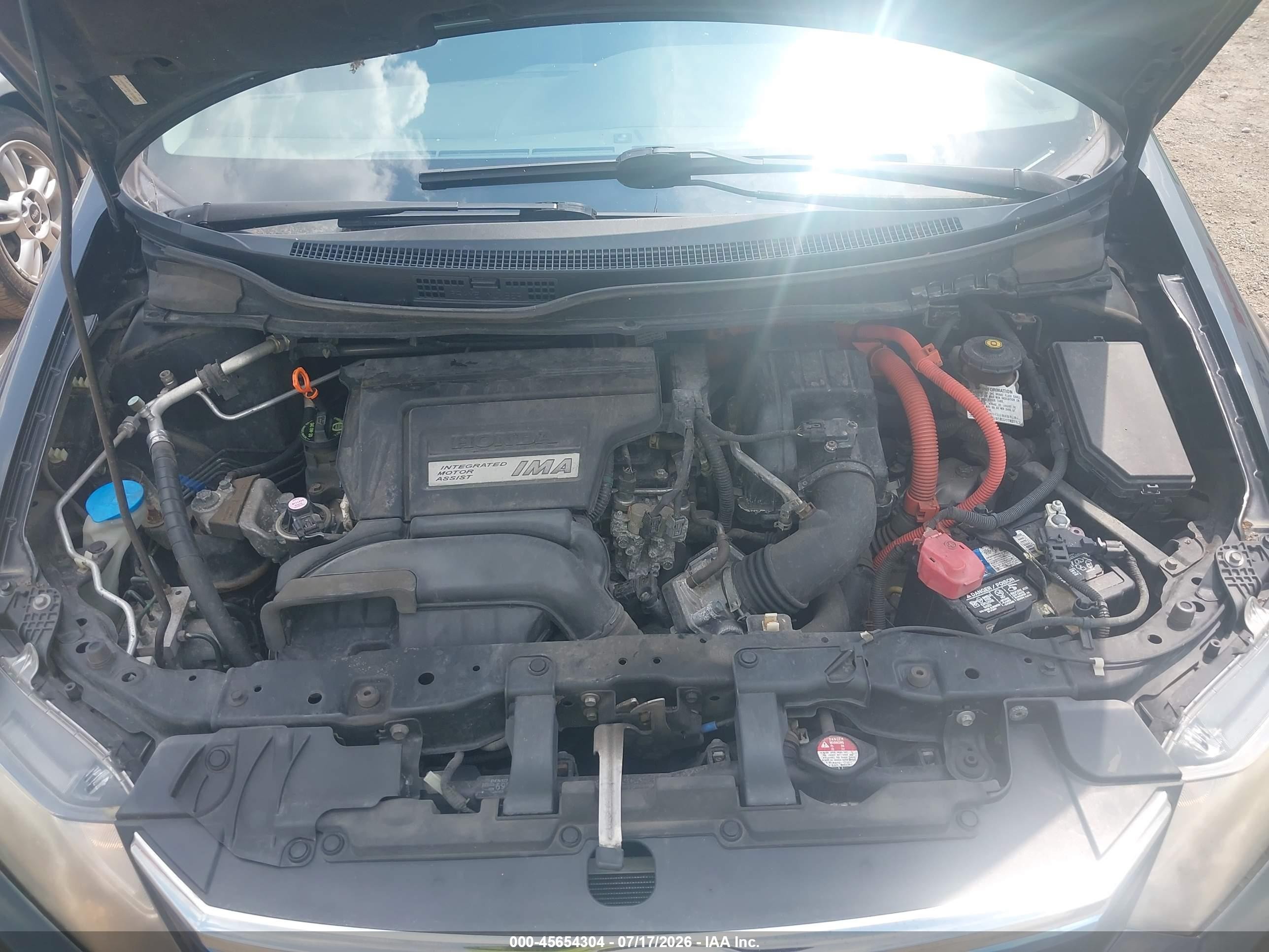 2012 Honda Civic Hybrid   Black vin: JHMFB4F26CS006638
