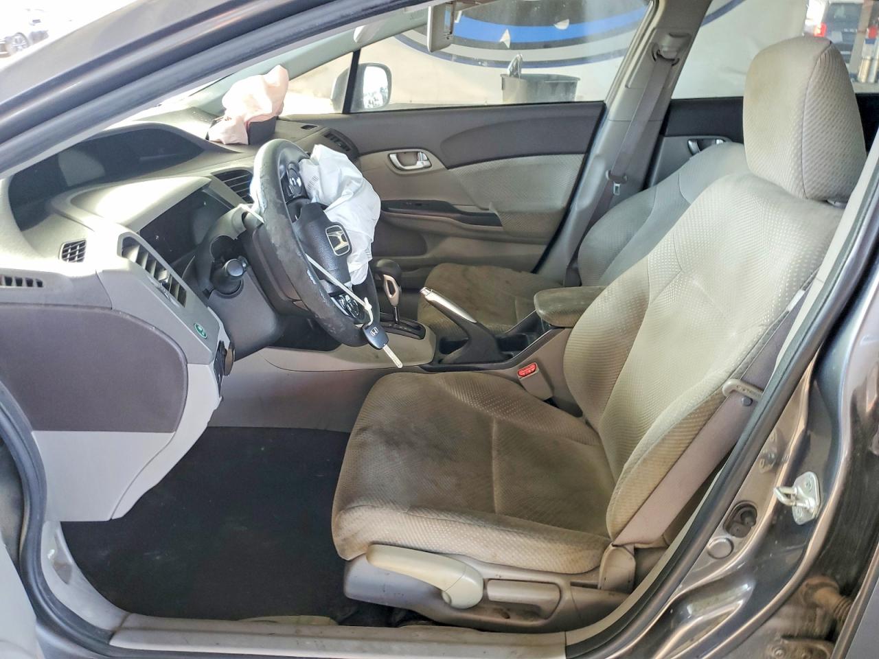 2012 Honda Civic Hybrid Gray vin: JHMFB4F27CS000637