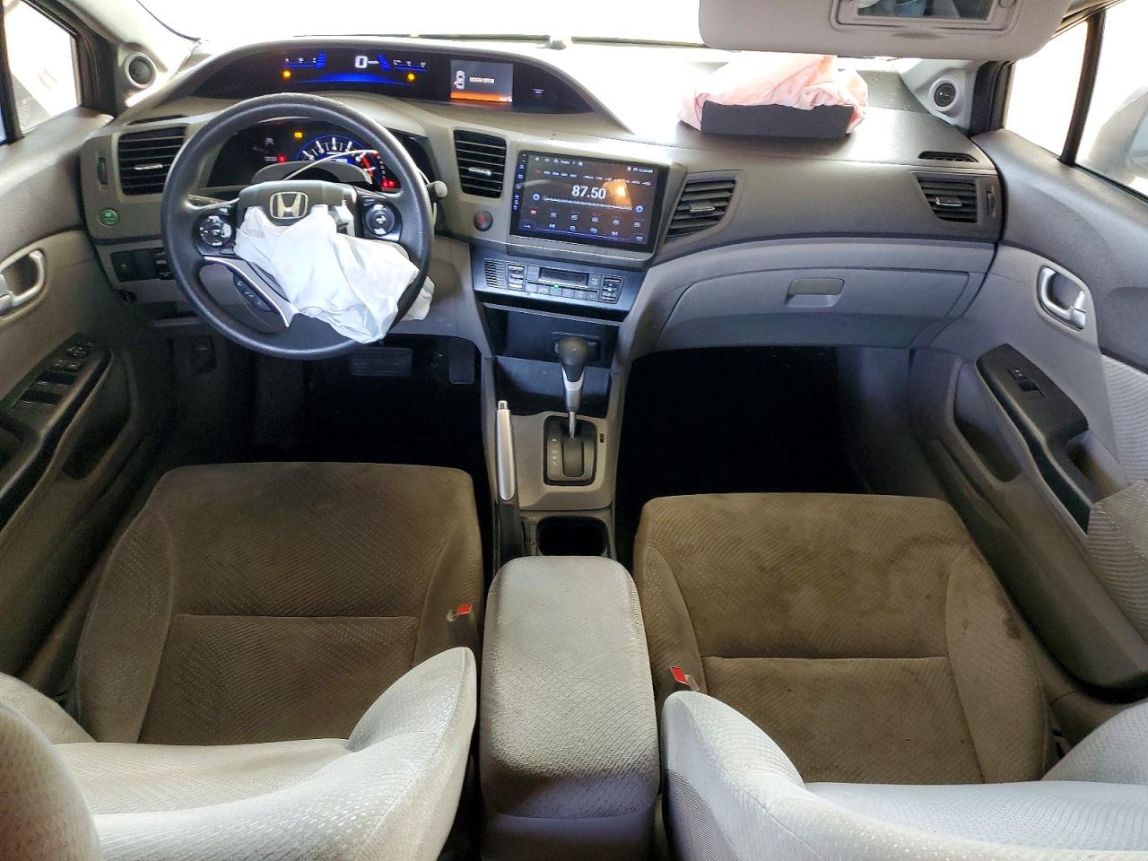 2012 Honda Civic Hybrid Gray vin: JHMFB4F27CS000637