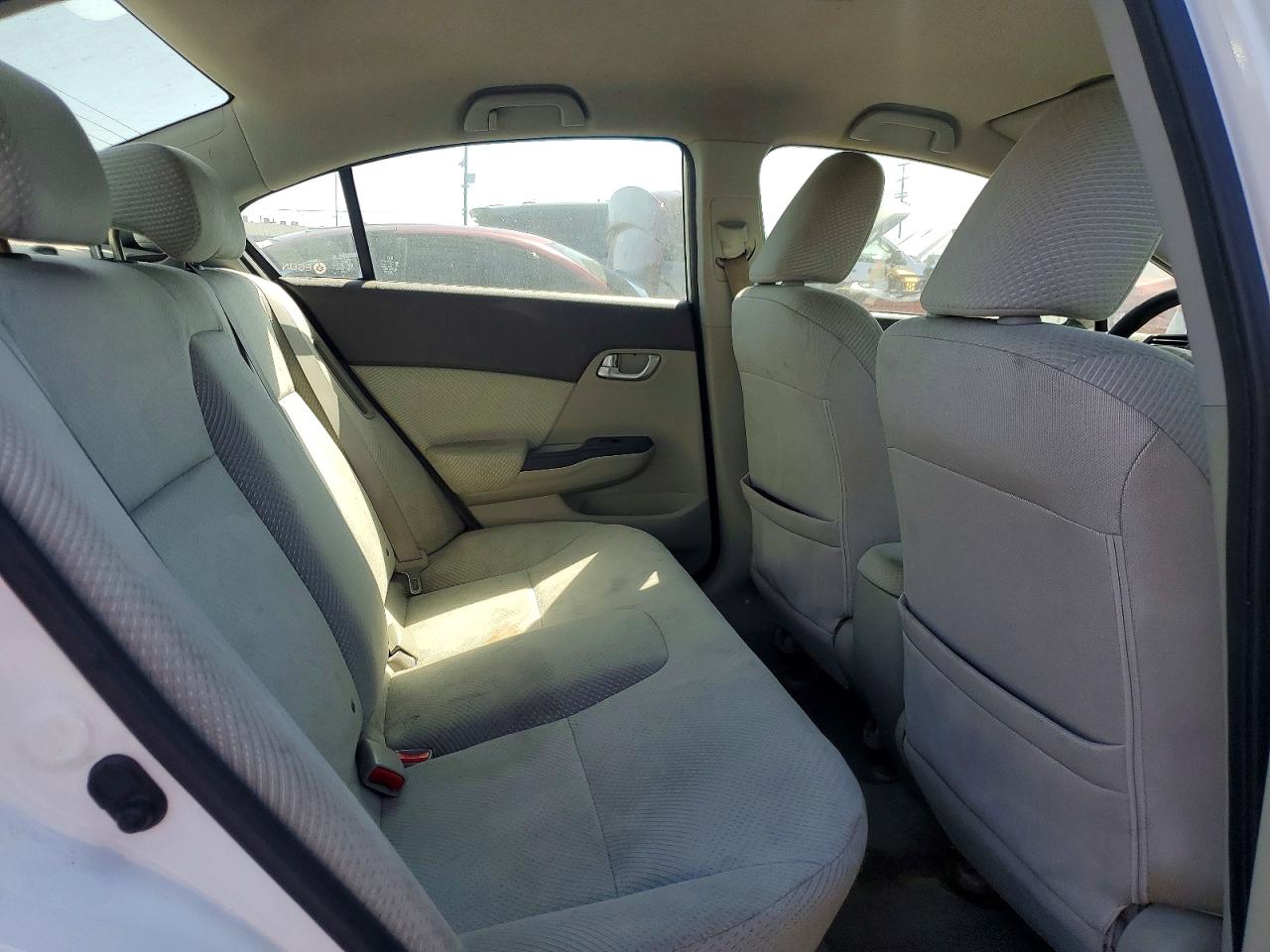 2012 Honda Civic Hybrid White vin: JHMFB4F27CS007748