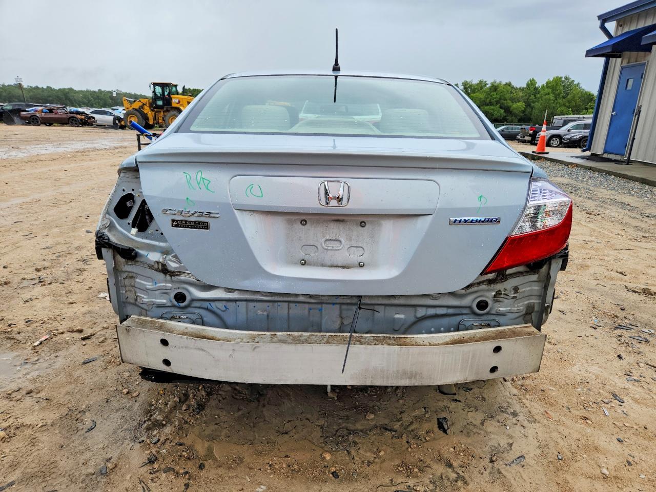2012 Honda Civic Blue vin: JHMFB4F27CS009127
