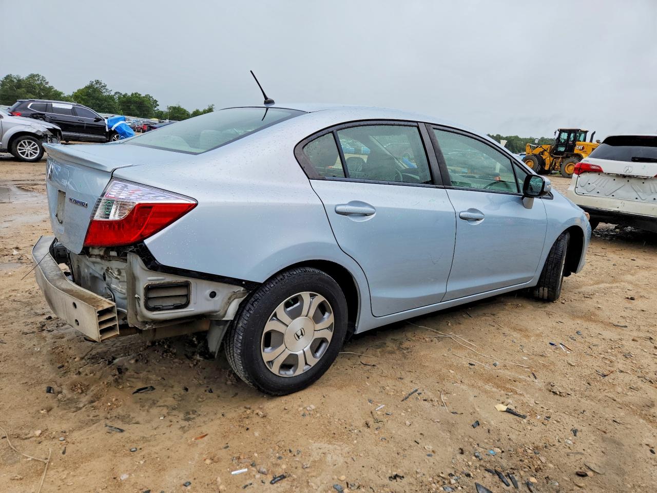 2012 Honda Civic Blue vin: JHMFB4F27CS009127
