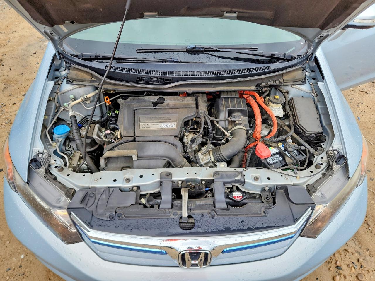 2012 Honda Civic Blue vin: JHMFB4F27CS009127