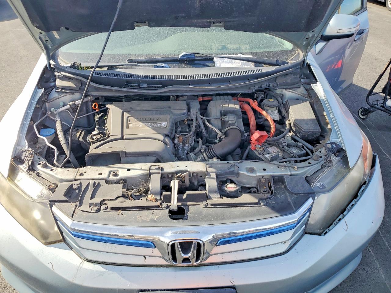 2012 Honda Civic Hybrid Blue vin: JHMFB4F28CS001067