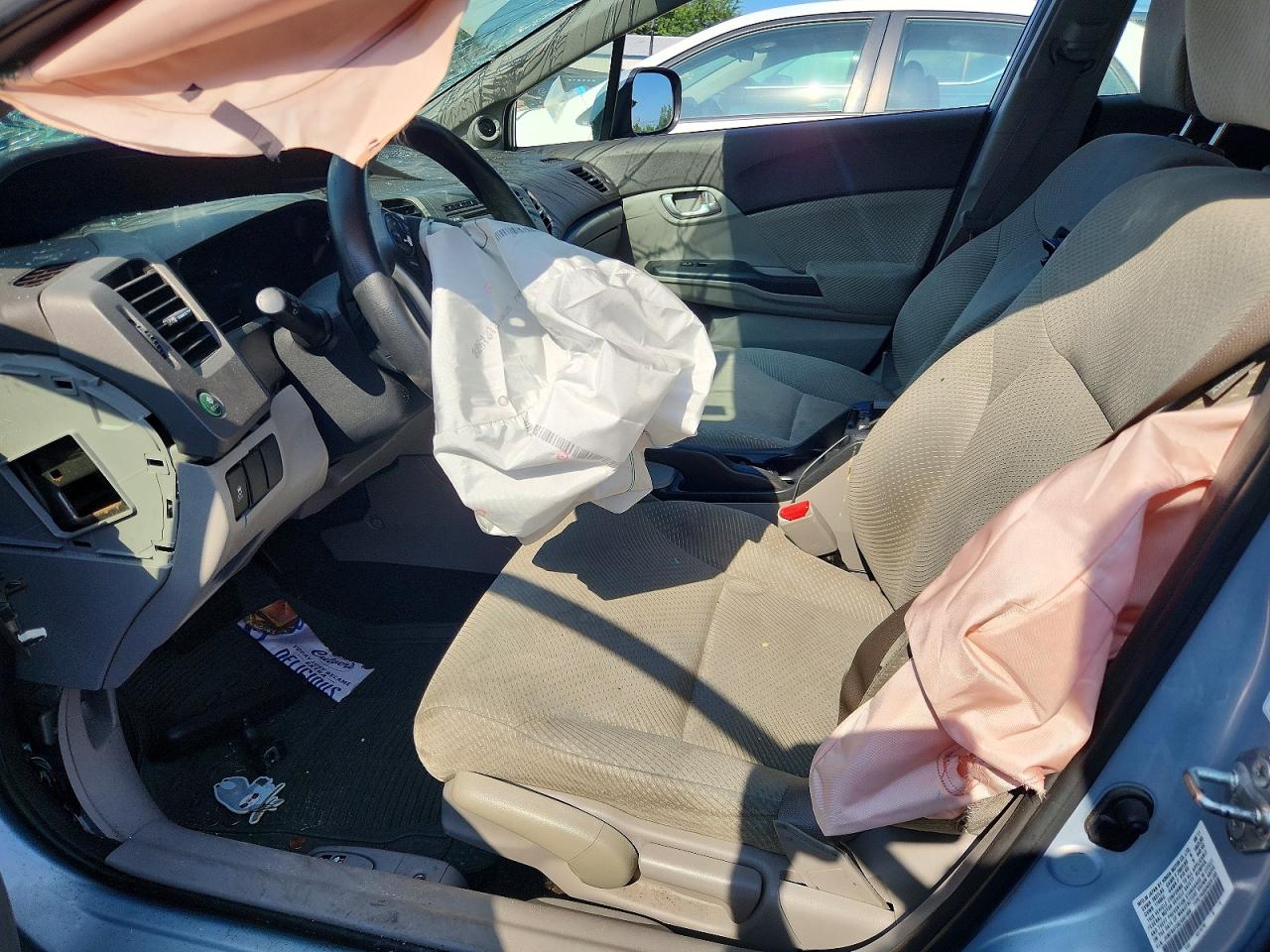2012 Honda Civic Hybrid Silver vin: JHMFB4F28CS001800