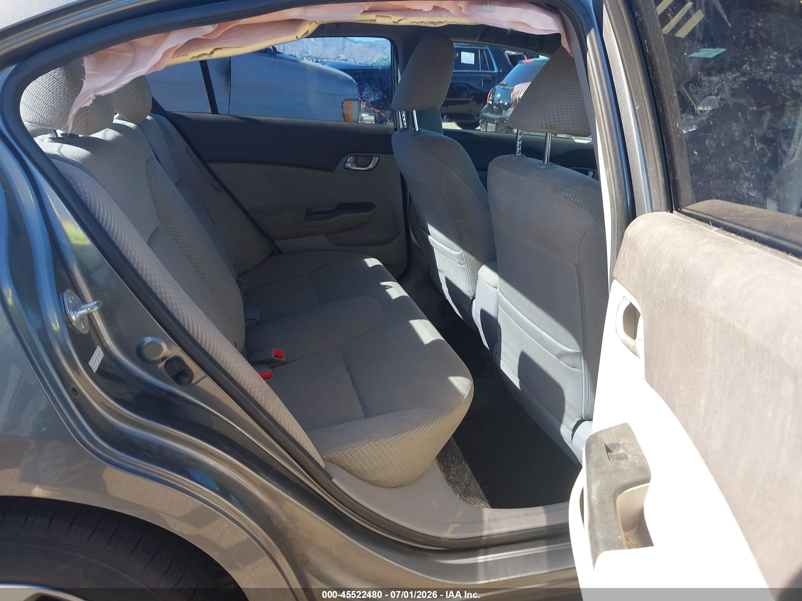 2012 Honda Civic Hybrid   Gray vin: JHMFB4F28CS009296