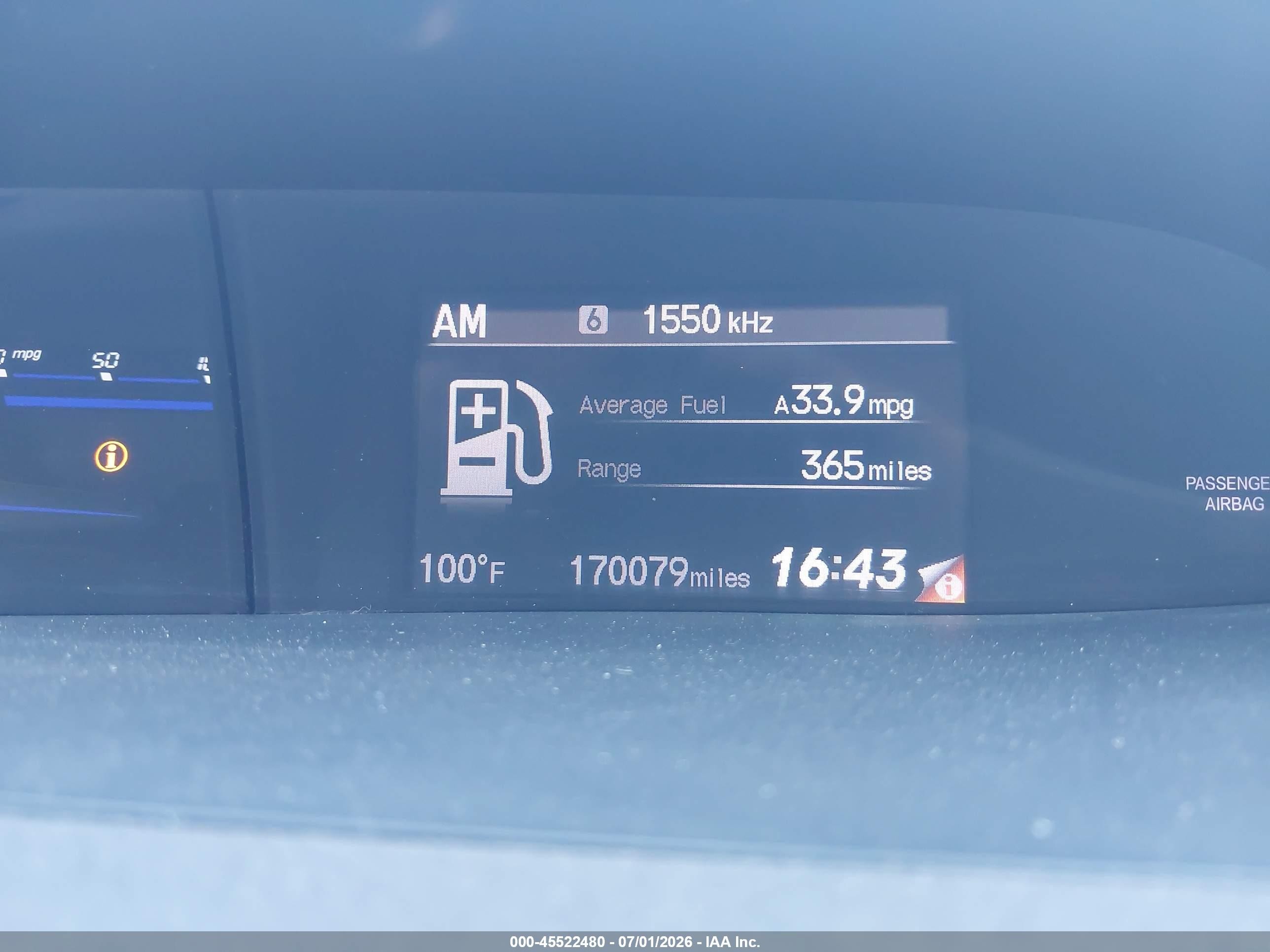 2012 Honda Civic Hybrid   Gray vin: JHMFB4F28CS009296
