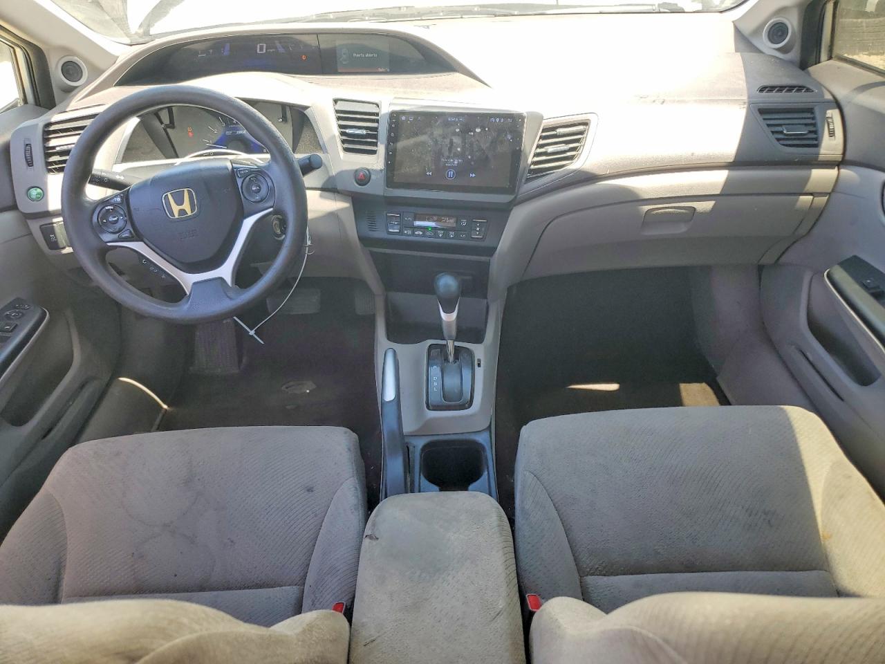 2012 Honda Civic Hybrid Silver vin: JHMFB4F28CS010402