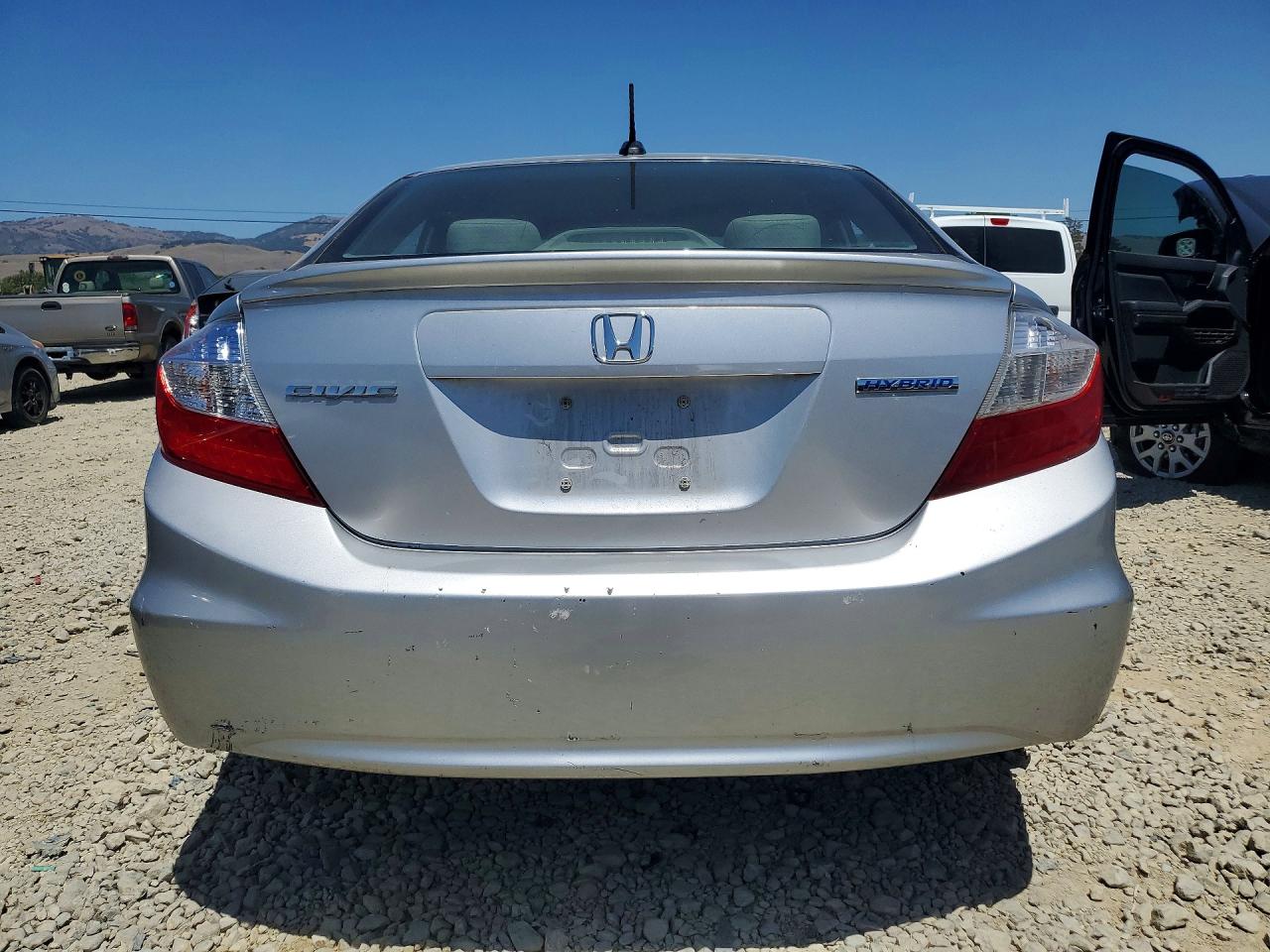 2012 Honda Civic Hybrid Silver vin: JHMFB4F28CS010402