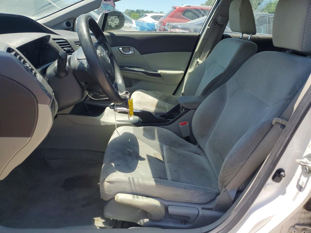 2012 Honda Civic Hybrid White vin: JHMFB4F29CS008531