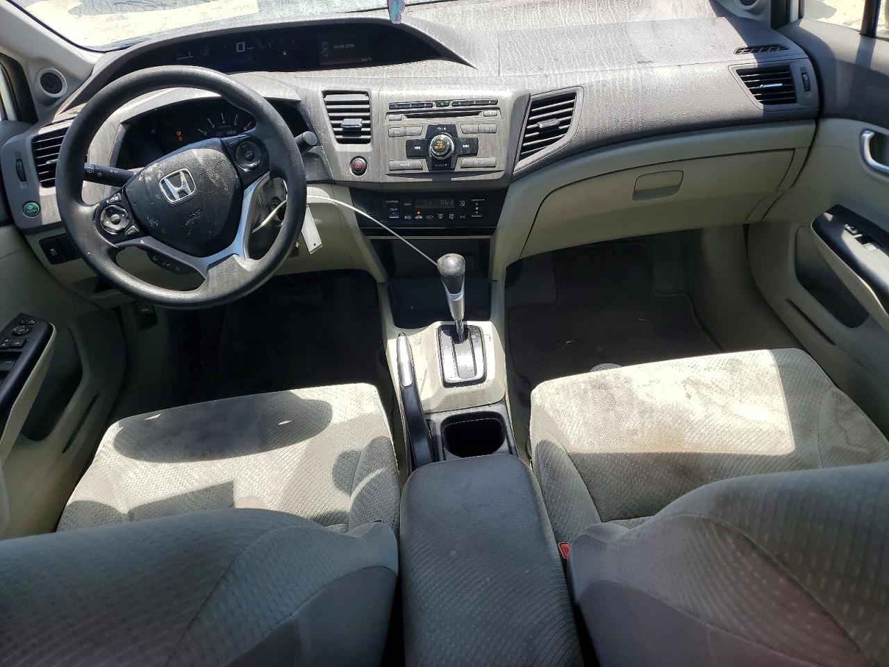2012 Honda Civic Hybrid White vin: JHMFB4F29CS008531