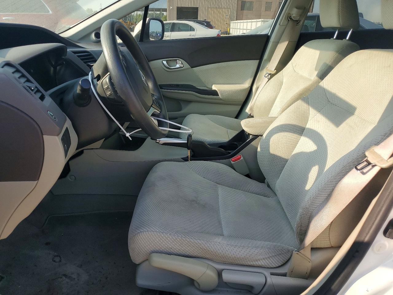 2012 Honda Civic Hybrid White vin: JHMFB4F2XCS000261