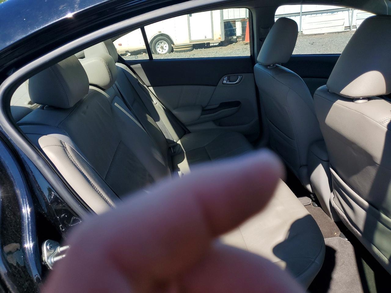 2012 Honda Civic Hybrid L Black vin: JHMFB4F30CS008247