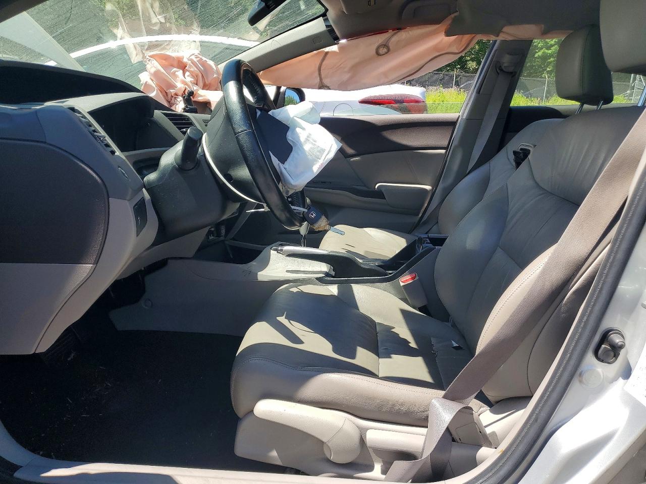 2012 Honda Civic Silver vin: JHMFB4F33CS002300
