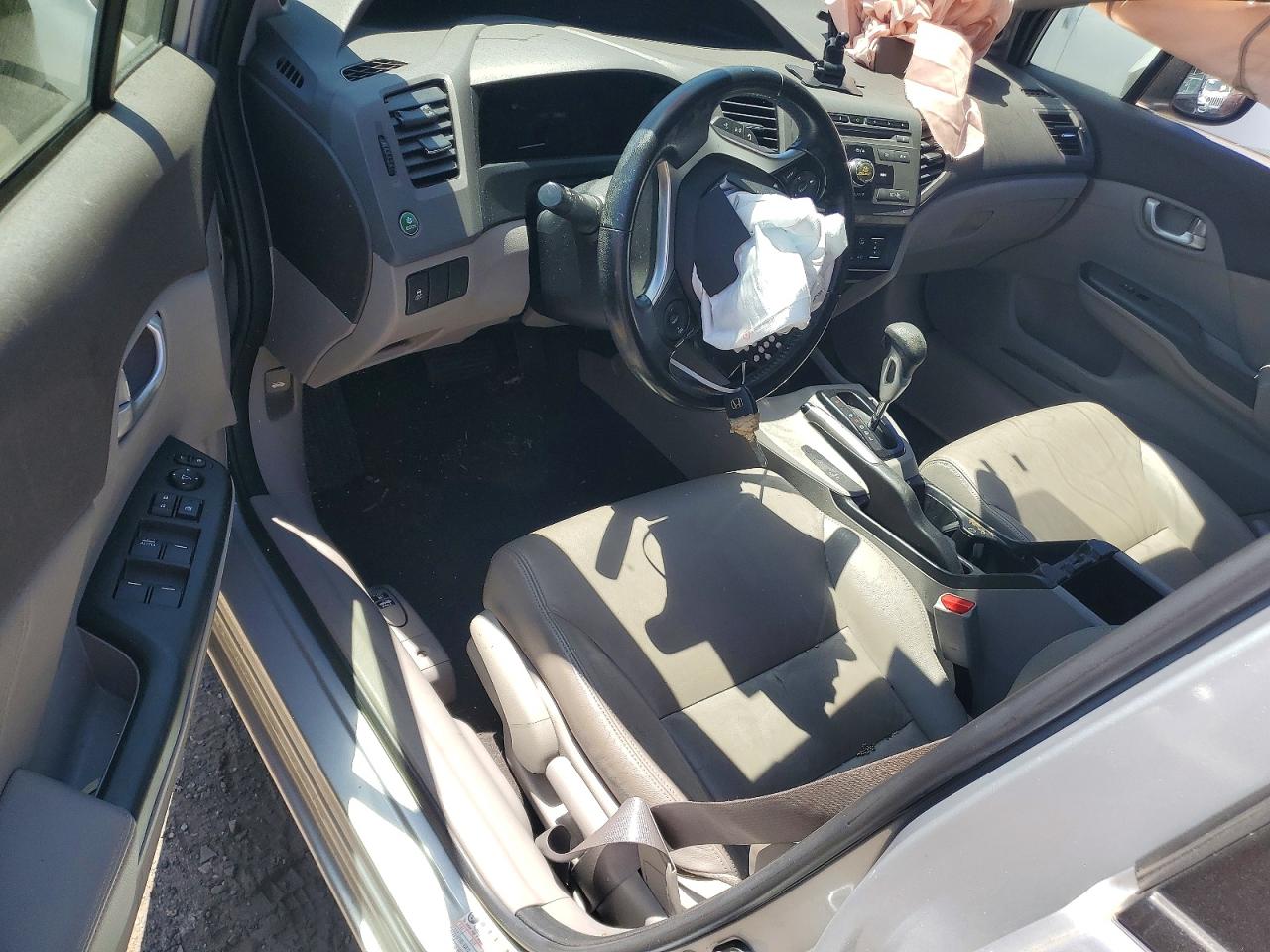 2012 Honda Civic Silver vin: JHMFB4F33CS002300