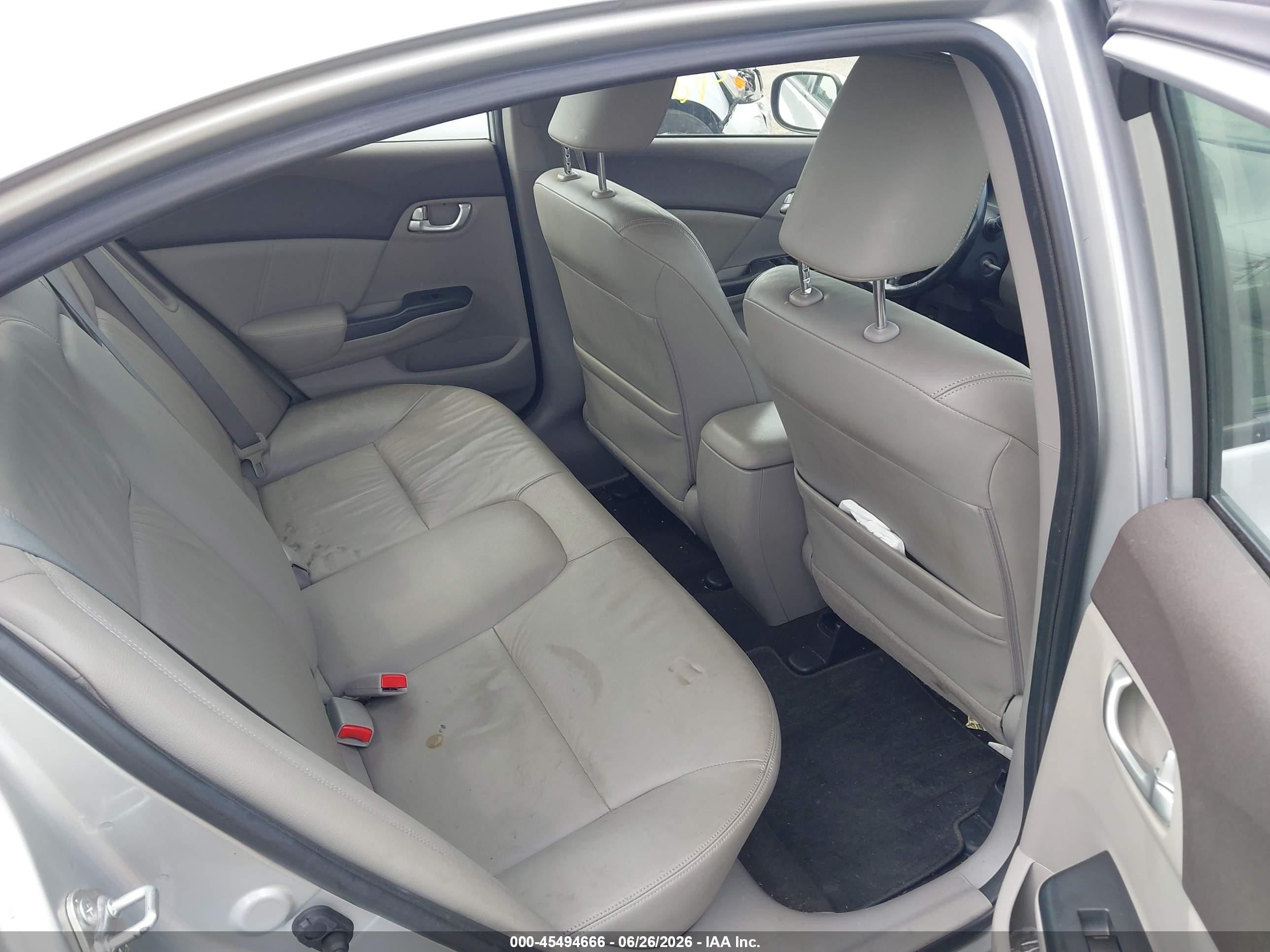 2012 Honda Civic Hybrid   Silver vin: JHMFB4F33CS003432