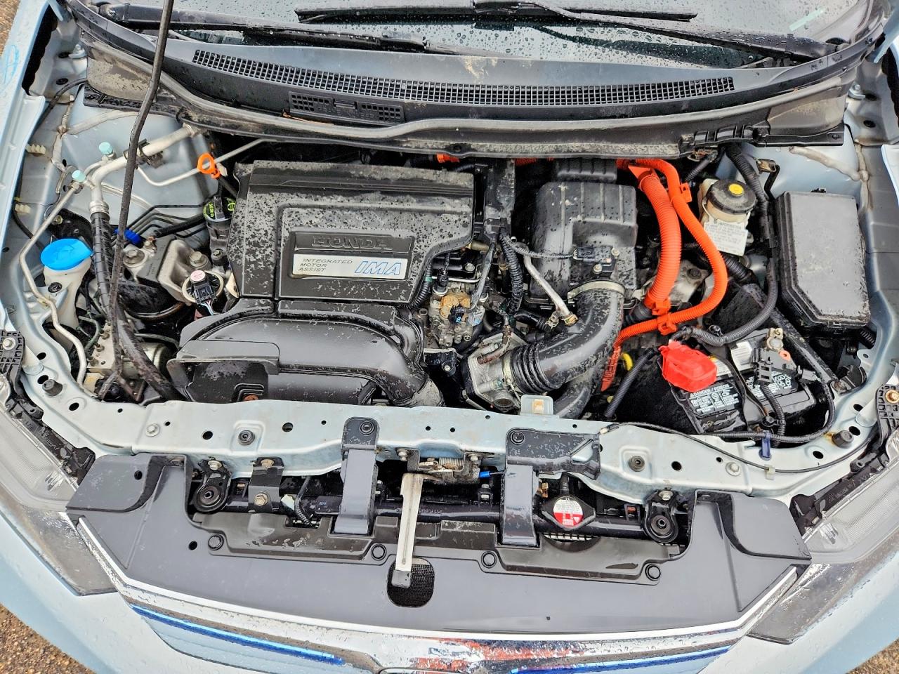 2012 Honda Civic Hybrid L Синий vin: JHMFB4F35CS006266
