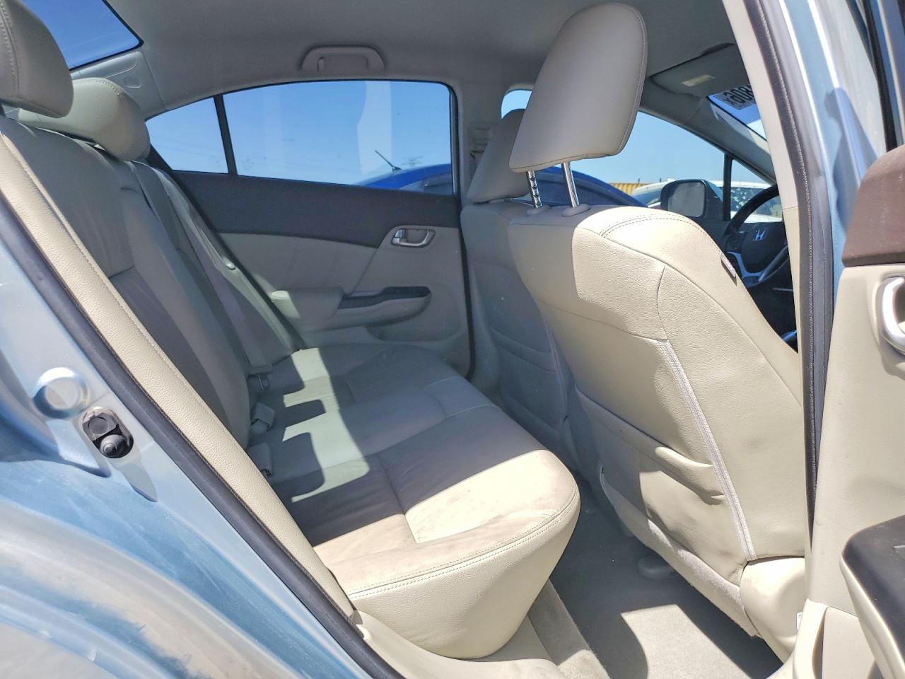 2012 Honda Civic Hybrid L Silver vin: JHMFB4F36CS002596