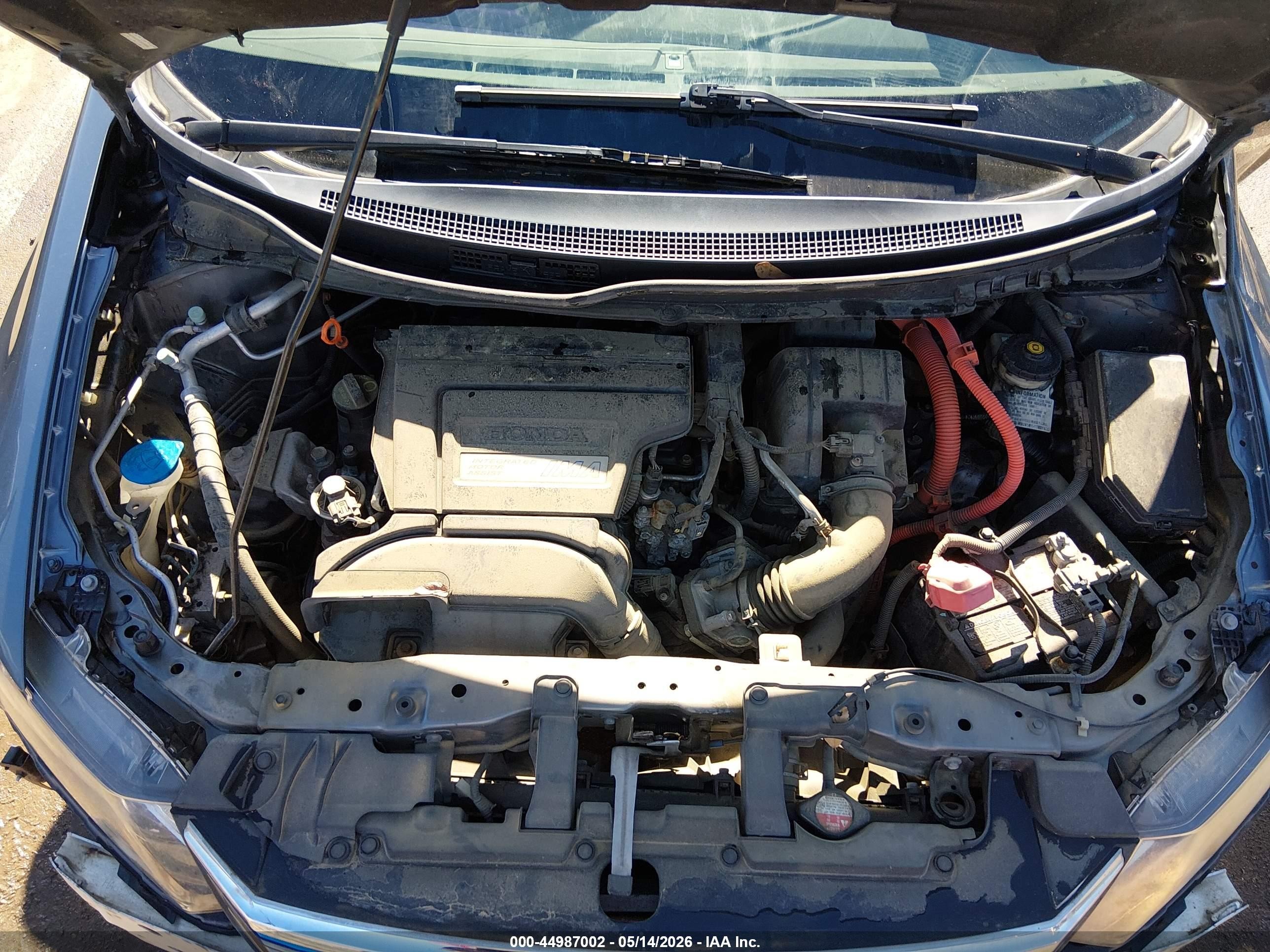 2012 Honda Civic Hybrid   Gray vin: JHMFB4F37CS005698